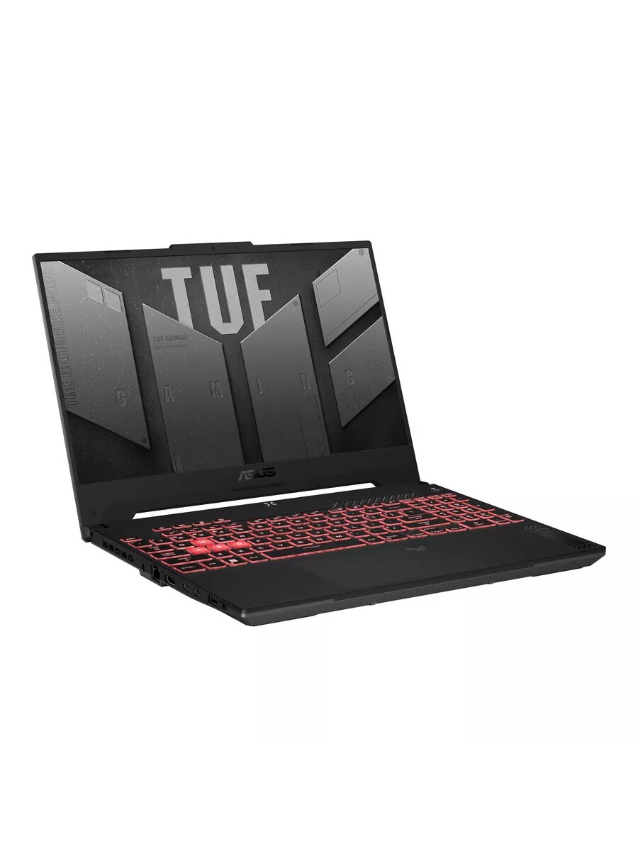 Ноутбук ASUS TUF Gaming A17 2023 FA707NU-HX070 90NR0EF5-M00430 (17.3", Ryzen 5 7535HS, 16Gb/ SSD 1024Gb, GeForce® RTX 4050 для ноутбуков) Серый - фото №13