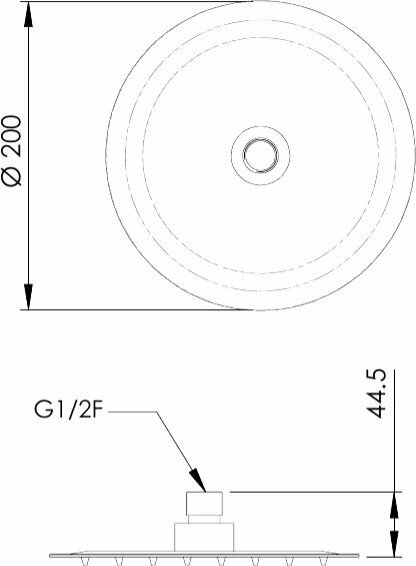 Верхний душ Mariani - фото №10