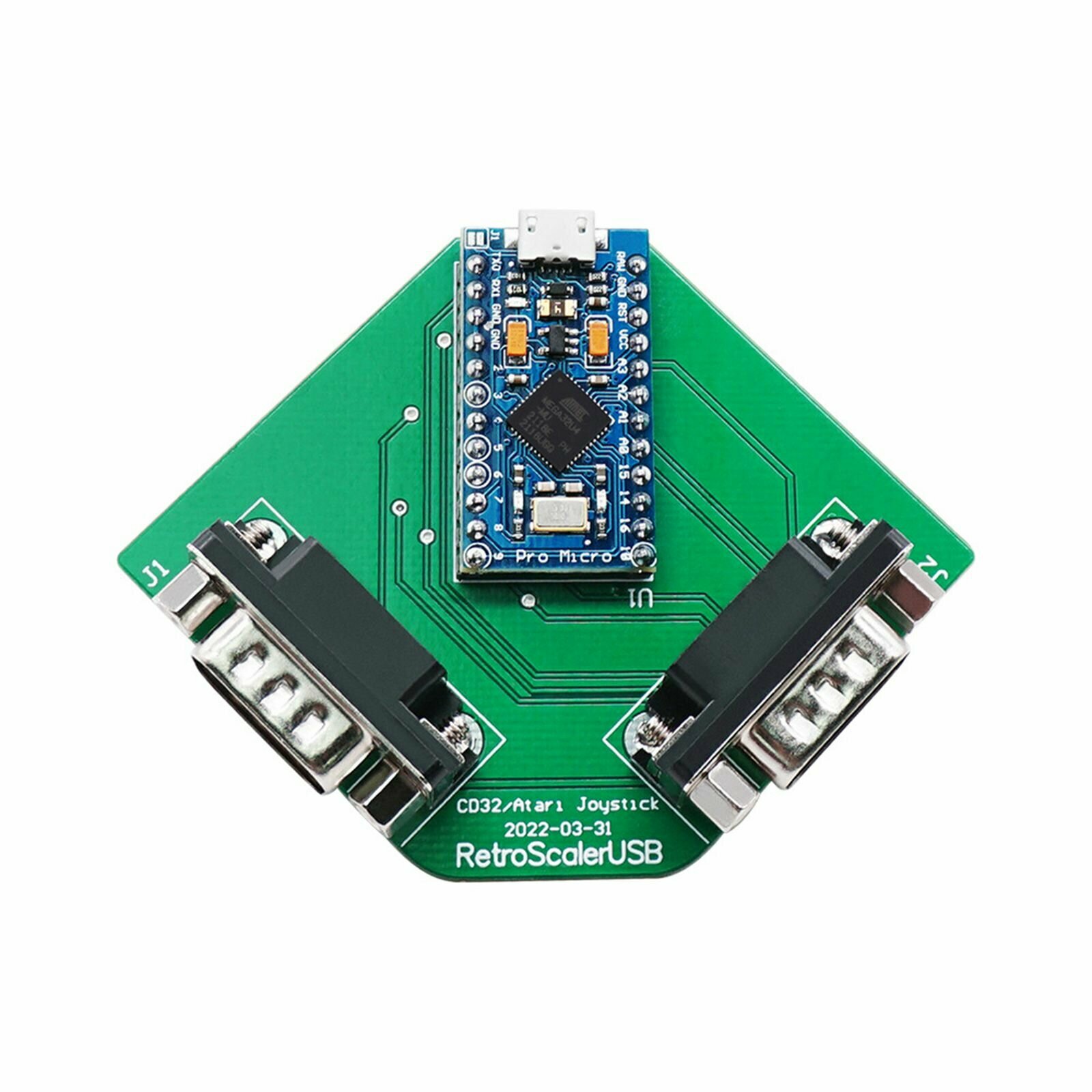 Адаптер USB для игровых контроллеров SEGA Mega Drive, NES, SNES, PC Engine и Amiga CD32 — совместимость с ПК и MiSTer FP