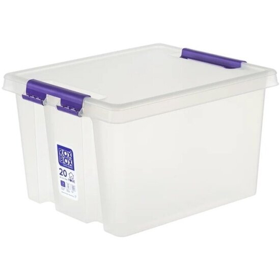 Контейнер с крышкой Rox Box 20 серия HOME прозрачный