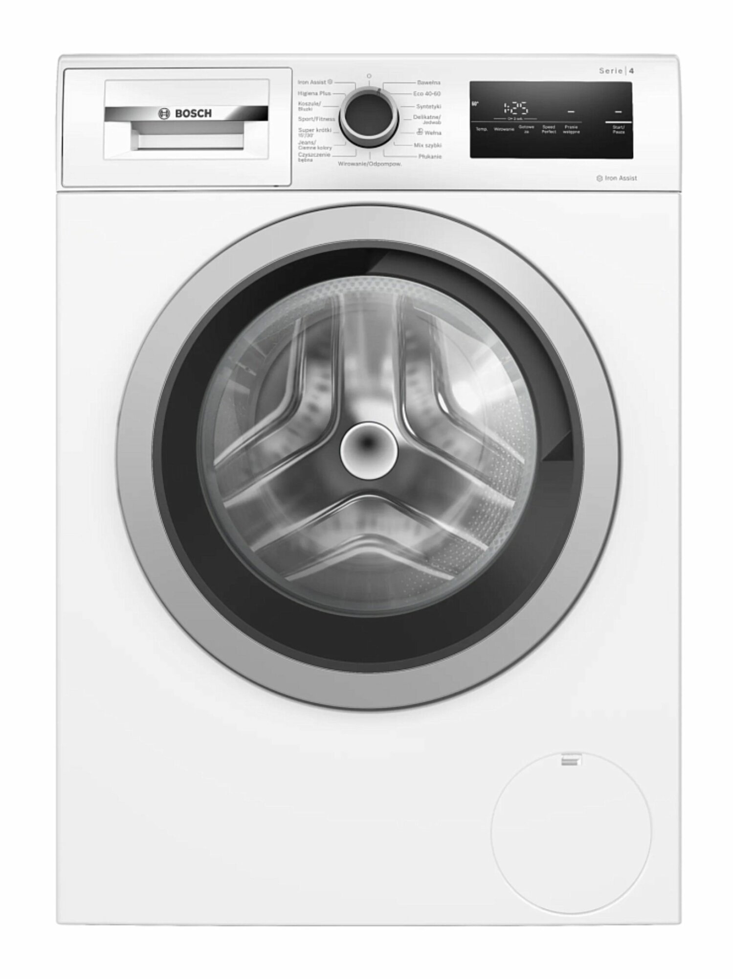 Стиральная машина Bosch WAN2419EPL, загрузка 9 кг, контроль пенообразования, белая