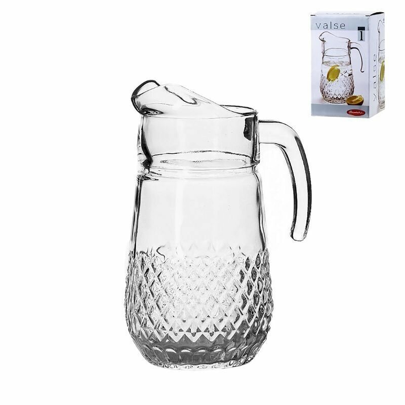 Кувшин Pasabahce Вальс 1,34 л стеклянный, прозрачный