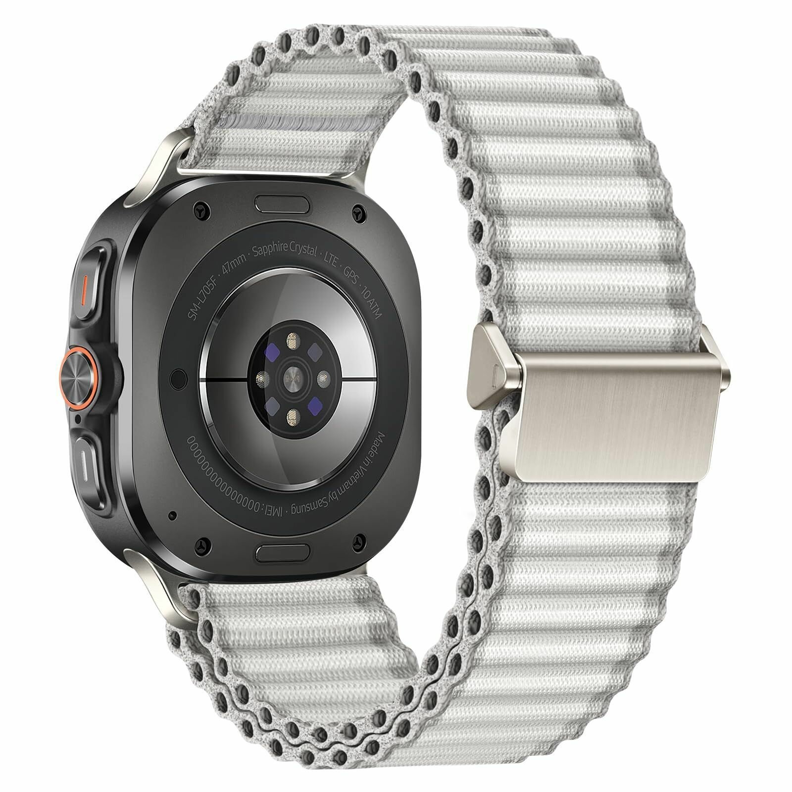 Нейлоновые ремешки для Samsung Galaxy Watch Ultra 47 мм и широкие внедорожные нейлоновые спортивные ремешки для Galaxy Watch Ultra 47 мм