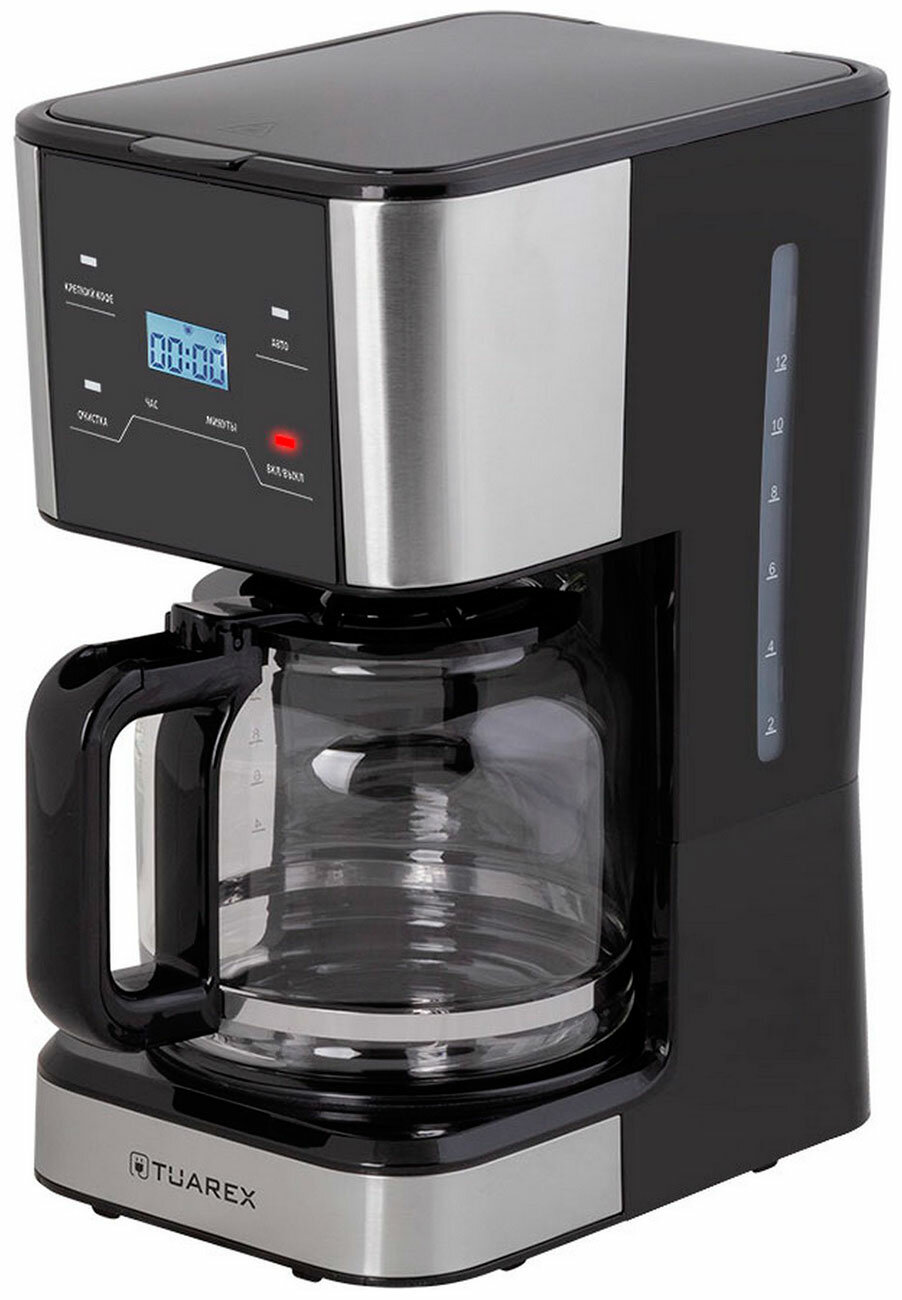 Кофеварка Tuarex TK-1220 90812 стальной/черный