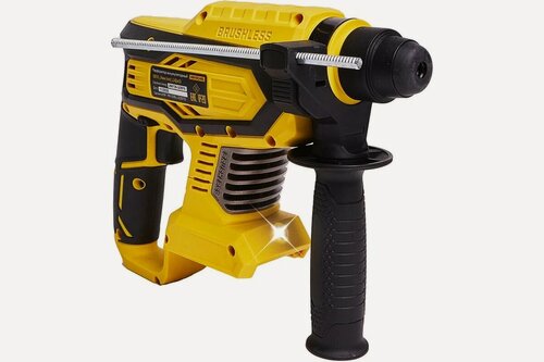 Изображение товара Перфоратор аккумуляторный Hanskonner HRH1824BL, бесщёточный, 1400 об/мин, 6000 уд/мин, SDS-Plus