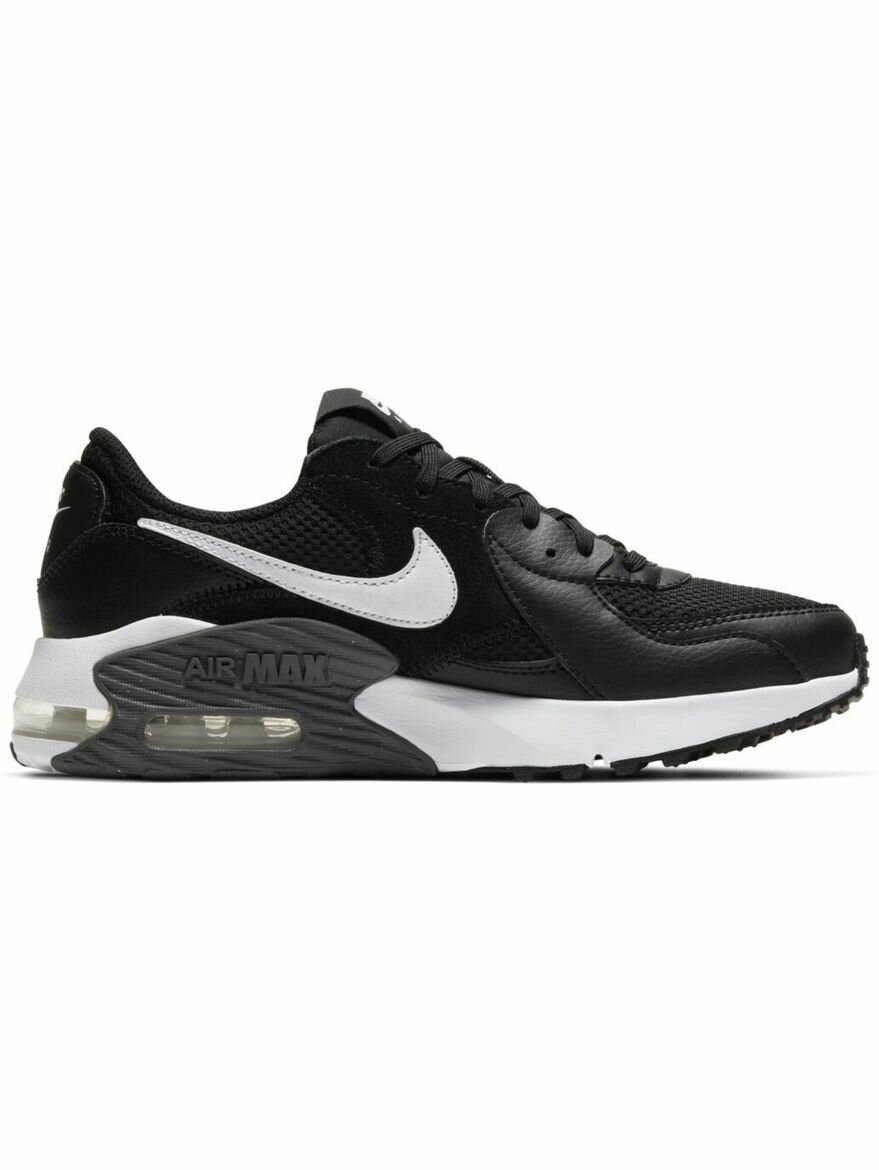 Кроссовки NIKE WMNS AIR MAX EXCEE, полнота F, размер 8 US, белый, черный, серый — фото 1