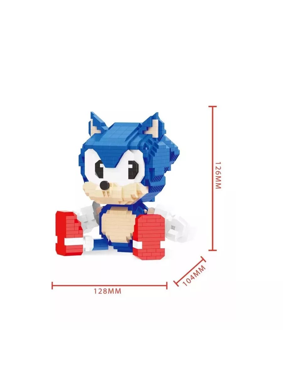 Конструктор Balody BA210666 "Соник", 3D, 1286 деталей, ABS пластик, от 6 лет — фото 1