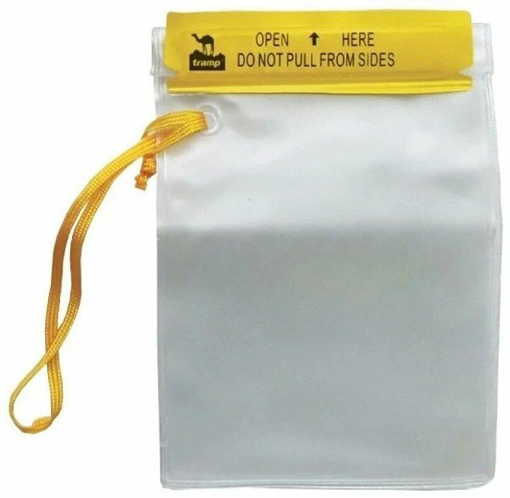 Гермопакет Tramp плоский ПВХ 12,7х18,4 см - прочная защитная упаковка для документов