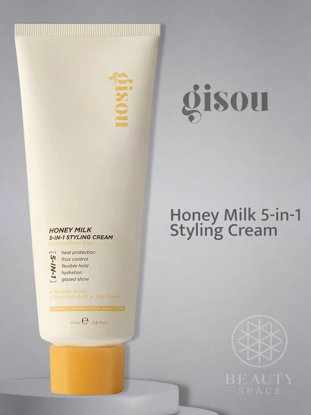 Gisou Крем для укладки Honey Milk 5-in-1 Styling Cream, 150ml