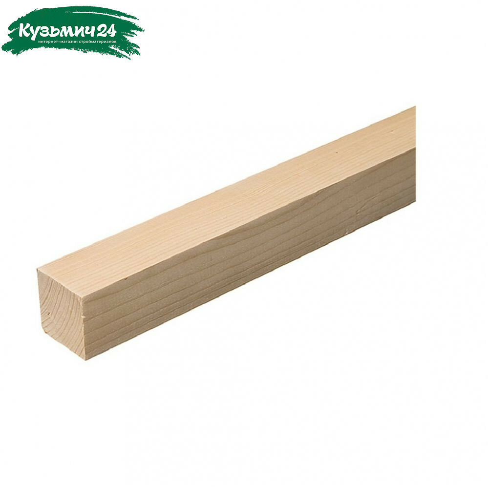 Брусок строганый сорт АВ Хвойные породы 40х40х3000 мм сухой 2 шт.
