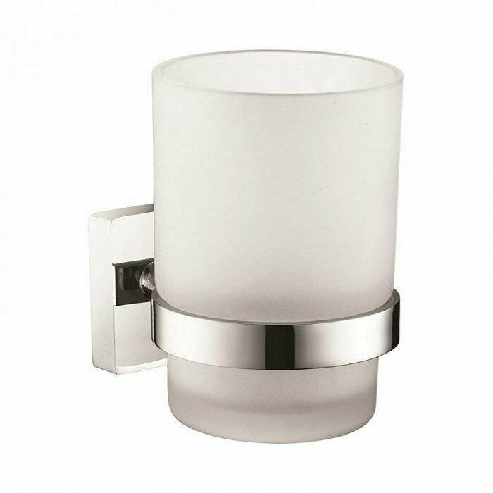 !09 Подстаканник одинарный настенный Amur матовое стекло сплав металлов (AMUSMG0M45)