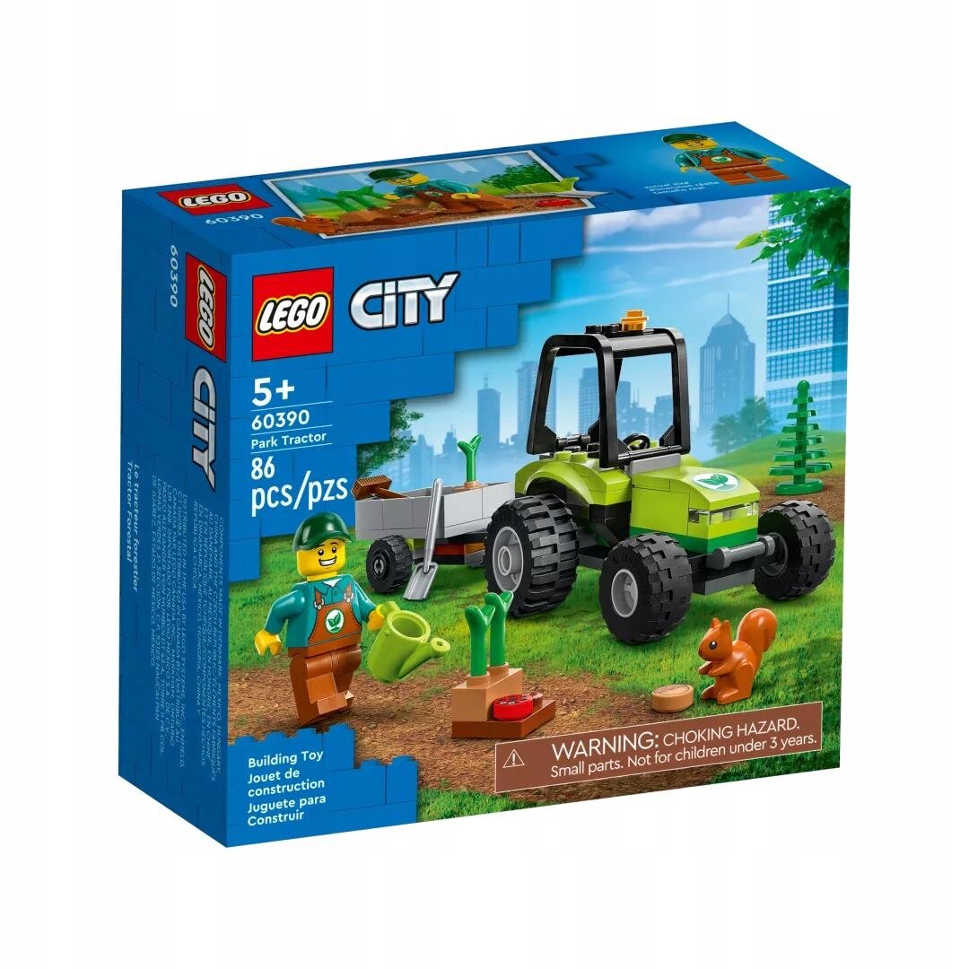 Конструктор LEGO City 60390 Park Tractor, 86 дет.