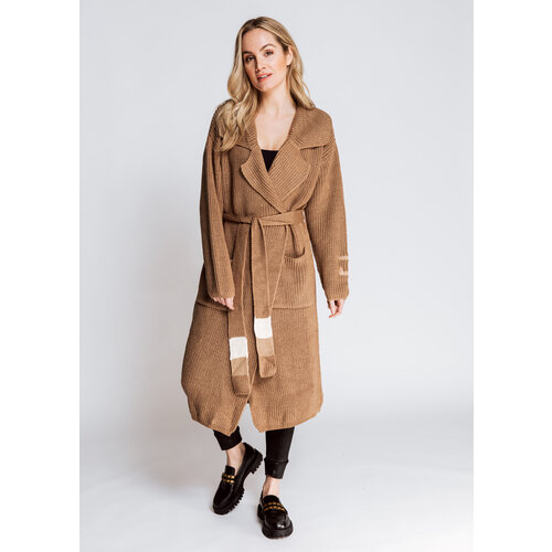 Кардиган ZHRILL, размер S/M, коричневый