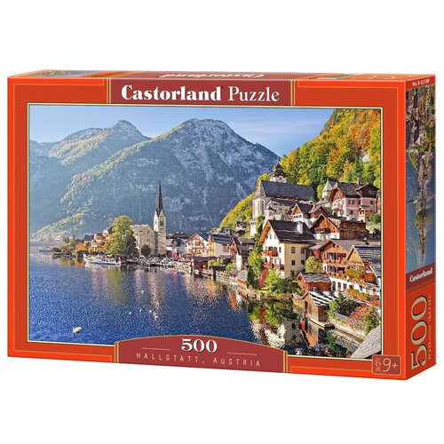 Пазл Castorland Hallstatt, Austria (B-52189), 500 дет., 33х47х4.7 см, разноцветный пазл castorland зимний водопой b 53704 500 дет разноцветный