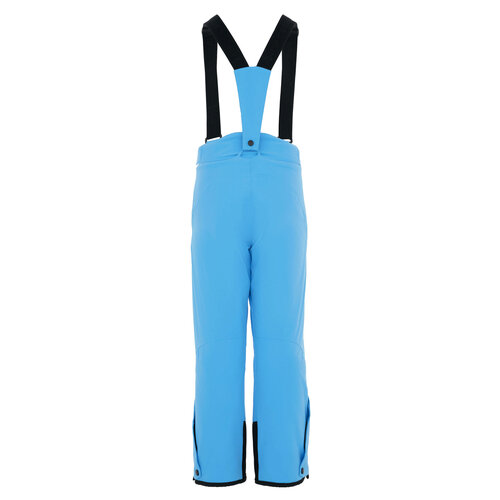 Горнолыжные брюки STAYER Вологата для девочек, подтяжки, карманы, размер 146, голубой