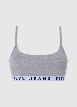 Топ Pepe Jeans, размер M, серый