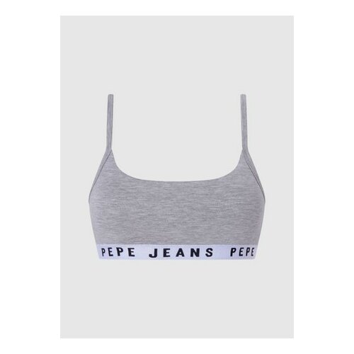 фото Топ pepe jeans, размер m, серый