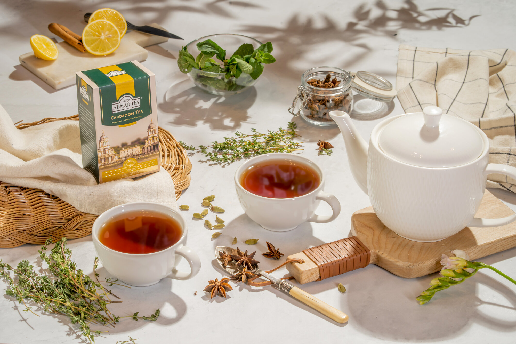 Чай черный листовой Ahmad Tea Cardamom, 100 г Ahmad Tea - фото №3