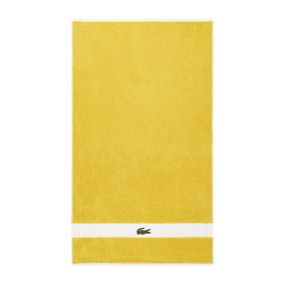 Полотенце Lacoste Casual Jaune 55x100 см - фотография № 4