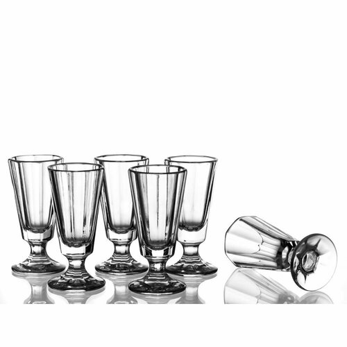 Граненые хрустальные рюмки Лафитники 25 мл VIP упаковка 2582₽