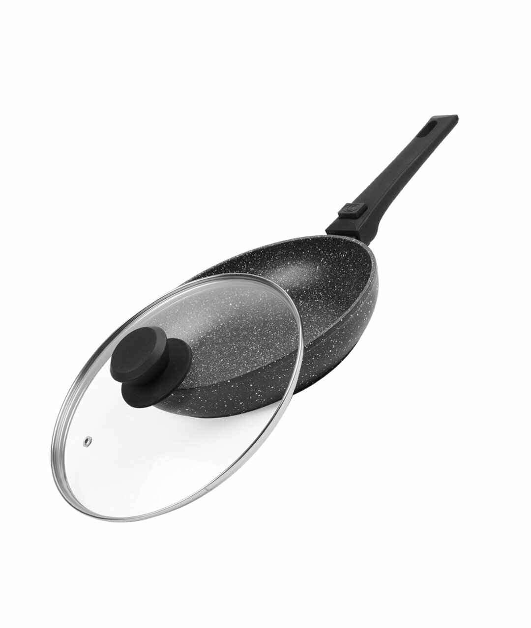 фото Сковорода GreenPoint с крышкой 22 см и съемной ручкой