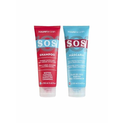 Набор для волос Happy Hair SOS Шампунь + Маска без SLS 250/250ml