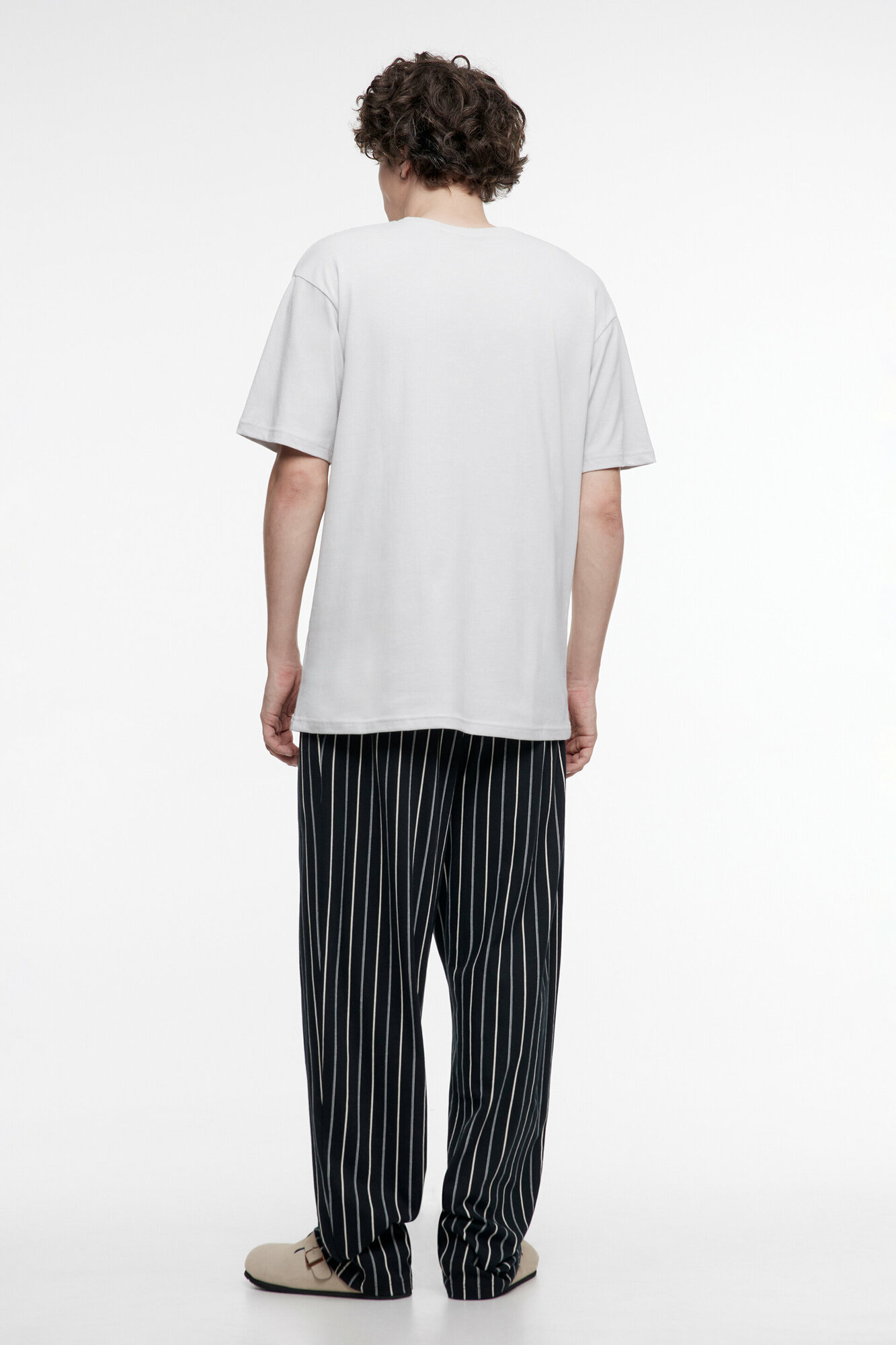 Комплект Befree, брюки, футболка, размер XL, серый - фотография № 4