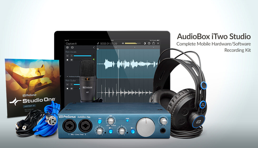 Внешняя звуковая карта PreSonus AudioBox iTwo Studio