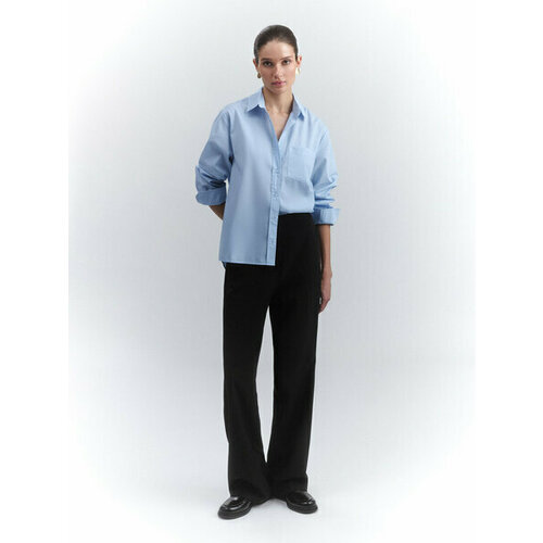 фото Брюки zarina, размер s (ru 44)/170, черный