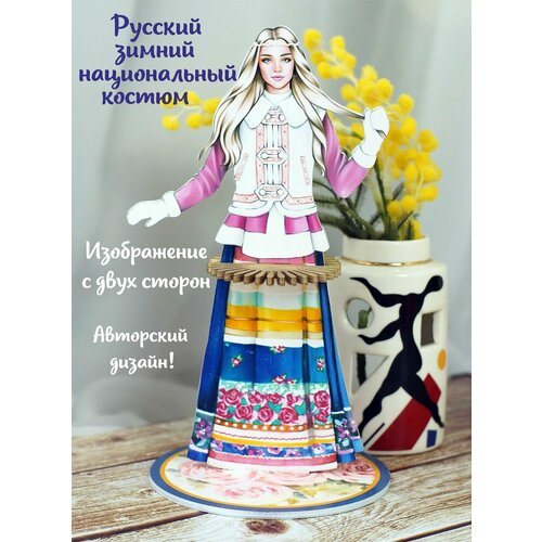 Салфетница деревянная русский сувенир