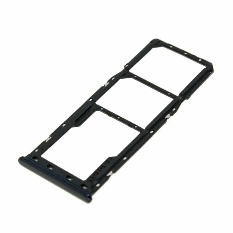 фото Держатель сим карты для телефона A515 / A715 / A51 / A71 черный лоток слот SIM-карты