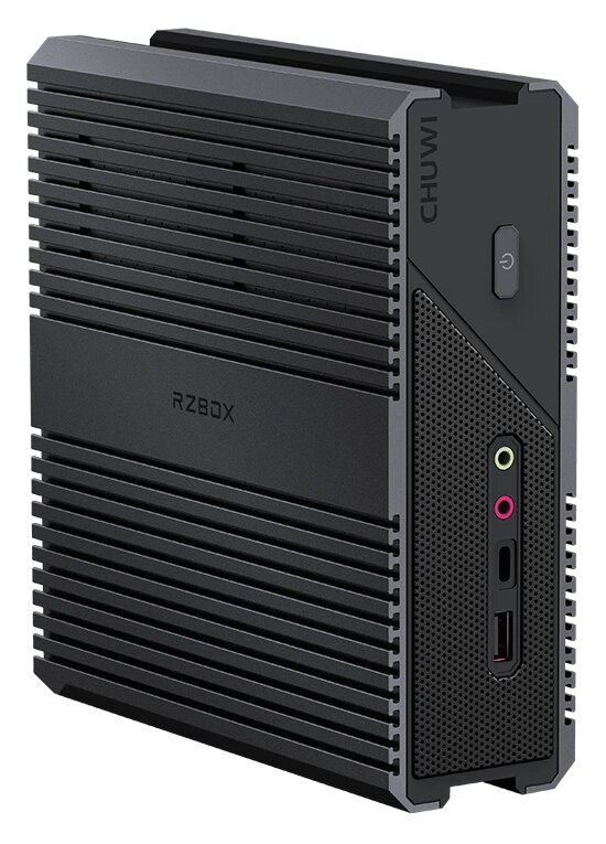 Компьютер/ Chuwi RZBox Intel Core i5 13500H(2.6Ghz)/16384Mb/512PCISSDGb/Int: Intel Iris Xe Graphics/BT/WiFi/war 1y/1.35kg/Black/Win11Pro + Type-C*1/U