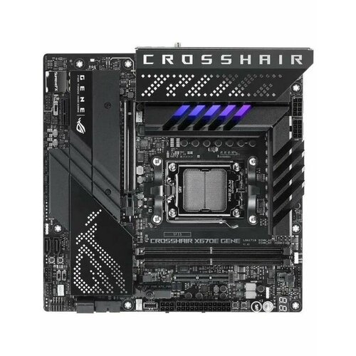 Материнская плата ASUS ROG CROSSHAIR X670E GENE Socket AM5 ATX ROG CROSSHAIR X670E GENE 7849600₽