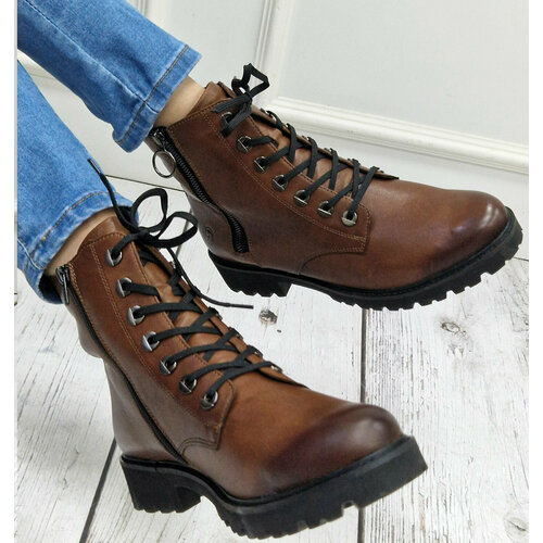 фото Ботинки remonte dorndorf, размер 42, коричневый