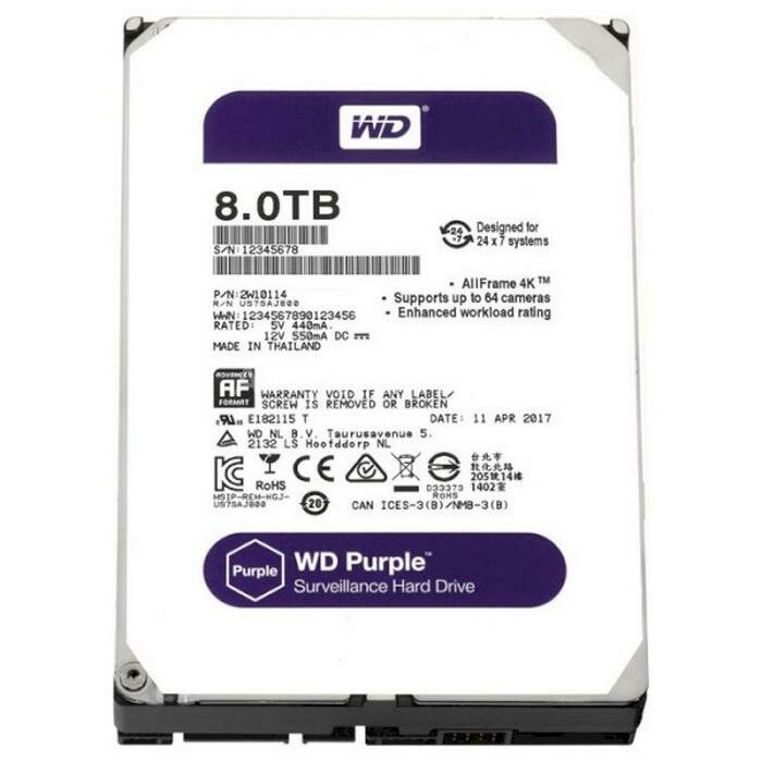 Жесткий диск WD Purple , 8Тб, HDD, SATA III, 3.5" - фото №19