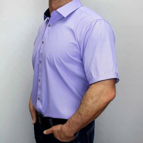 фото Рубашка , размер s, фиолетовый alexander matin