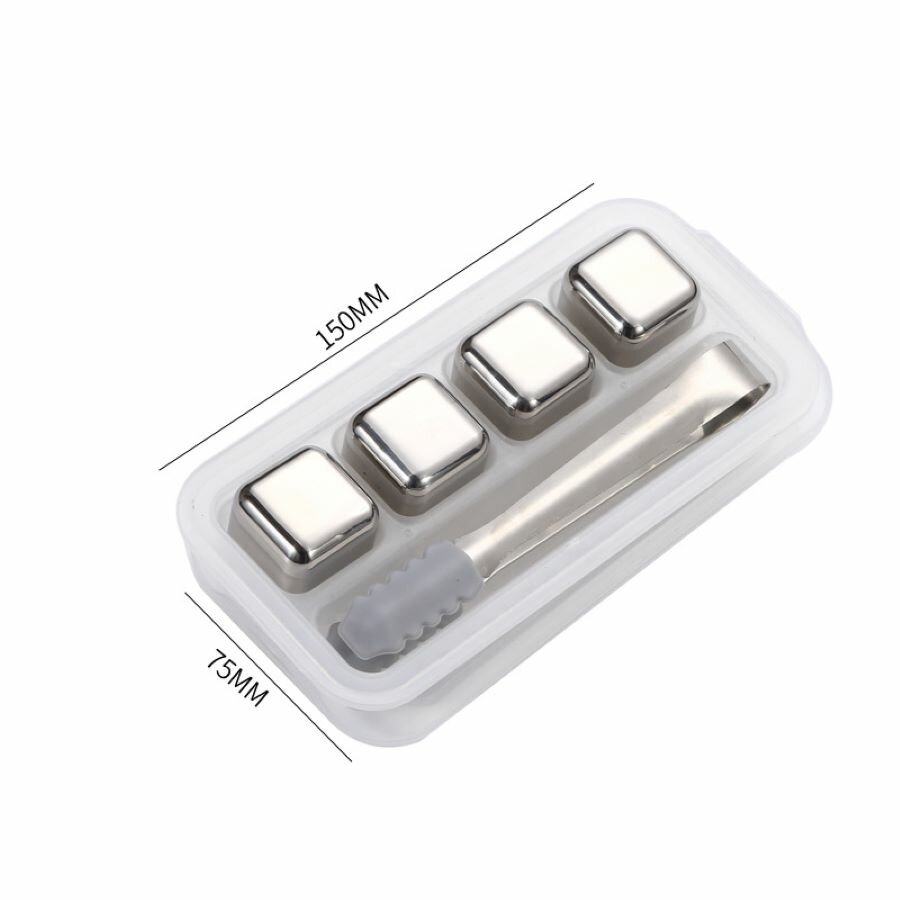 Картинки Кубики "серебро" для охлаждения напитков