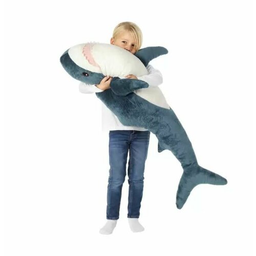 Мягкая игрушка подушка Добрая Акула 80 см милая игрушка подушка добрая акула 120 см серый
