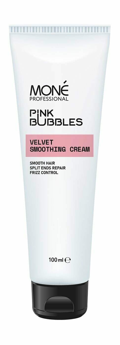 Разглаживающий крем для волос Mone Professional Pink Bubbles Velvet Smoothing Cream