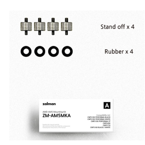 Разное Zalman Комплект крепежа Stand Off A x4 + Rubber x4 комплект крепежа cat eye parts kit long for cc rd100 ce1600291n2