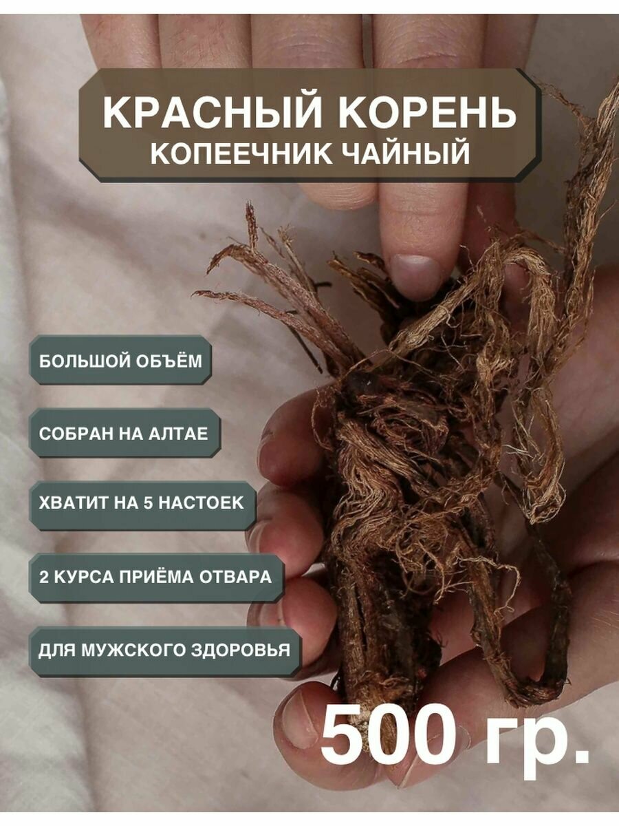 Гомеопатическое средство ALTAI SHAMAN, для потенции, корень красного корня, 500 г
