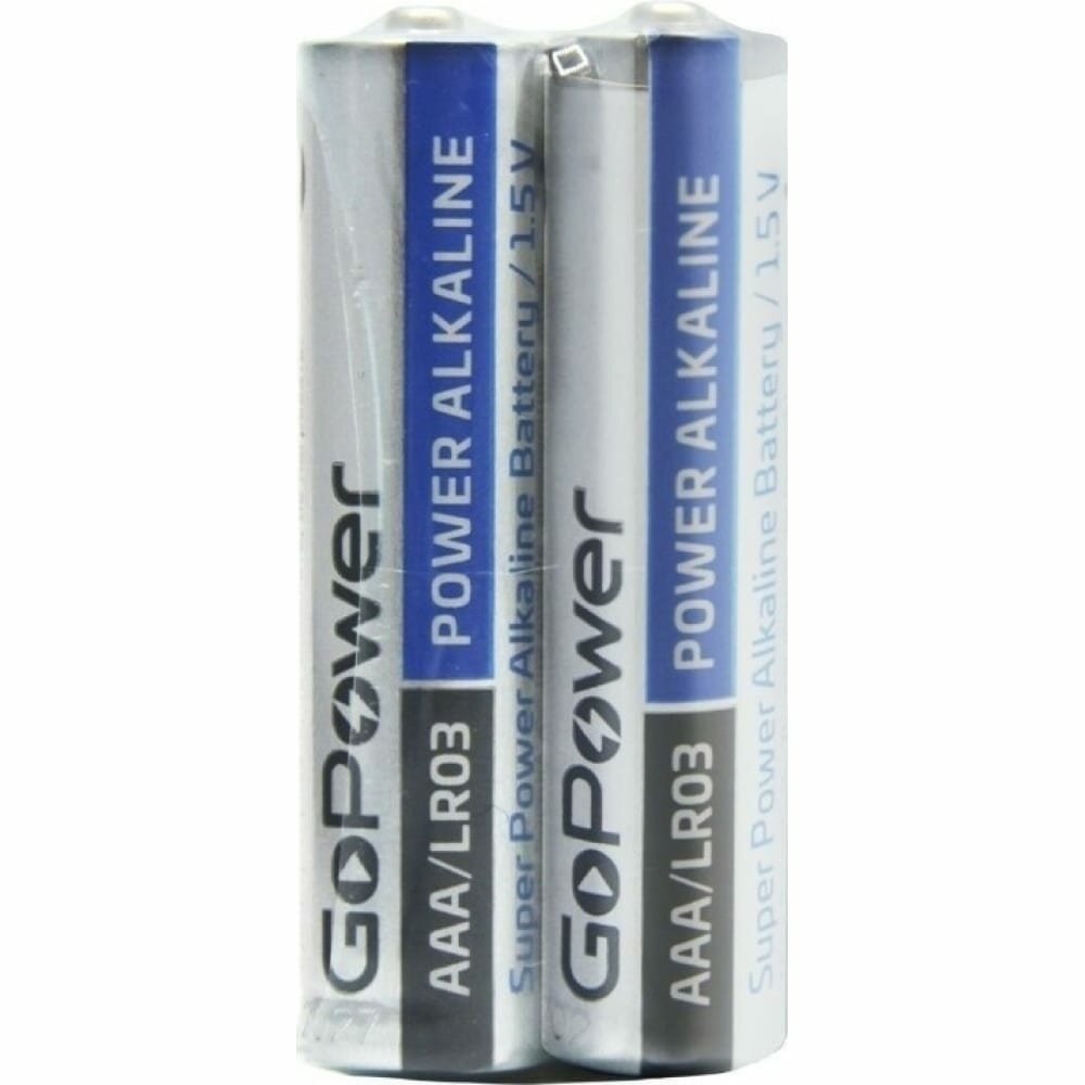 Батарейка GoPower LR03 AAA Shrink 2 Alkaline 1.5V (2/40/800) коробка (40 шт.) GoPower LR03 AAA Shrink 2 Alkaline 1.5V (00-00015600) - фото №8