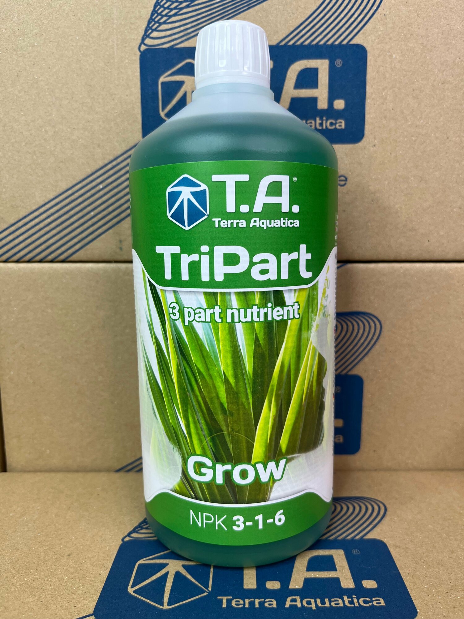 Удобрение TriPart Grow Terra Aquatica (Flora Gro GHE) 1 л EU - фотография № 1