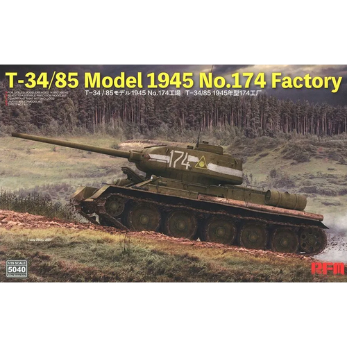 Сборная модель RFM T-34/85 Model 1945 No.174 Factory (5040) 1:35