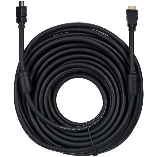 фото Кабель HDMI VCOM 19M/M ver:1.4+3D, 20m, 2 фильтра (VHD6020D-20MB) Blister