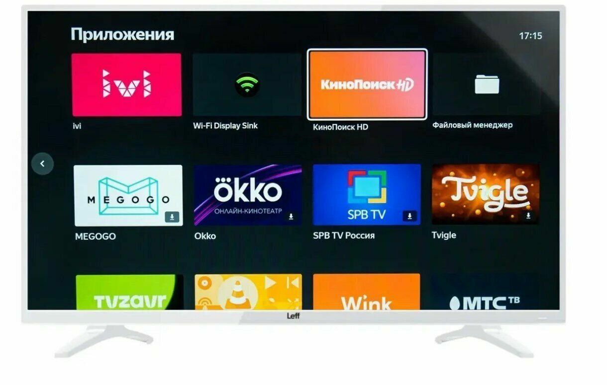 Телевизор LCD Leff 40" 40F541T белый — фото 3