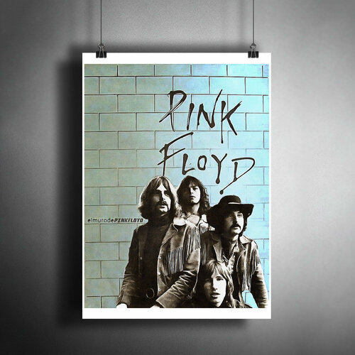 Постер плакат для интерьера "Музыка: Британская рок-группа Pink Floyd (Пинк Флойд)"/ Декор дома, офиса, комнаты A3 (297 x 420 мм)