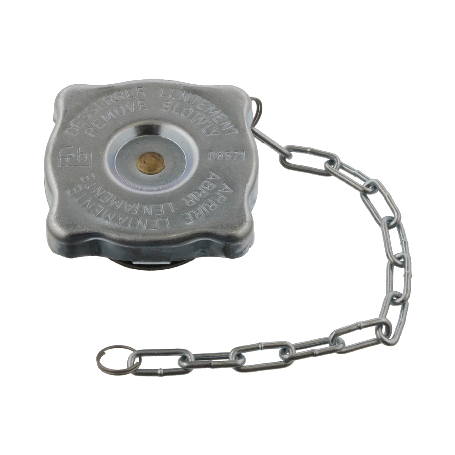 FEBI BILSTEIN 06571 (0005014615 / 0005017215 / 8MY376742241) крышка расширительного бачка (алюм.) 0.7bar \mb