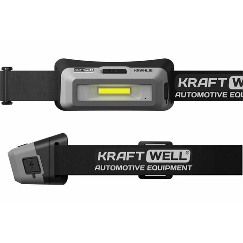 Налобный светодиодный фонарь KraftWell KRWHL18