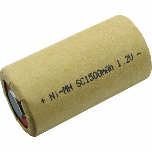 Аккумулятор 1.2V 1.5Ah Ni-Mh 22430, плоский плюс